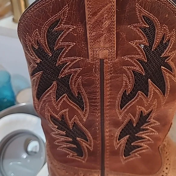 Men's Cool VentTek Western Boot Ariat Size 8 D Style Number Style 10031446 - Picture 12 of 13